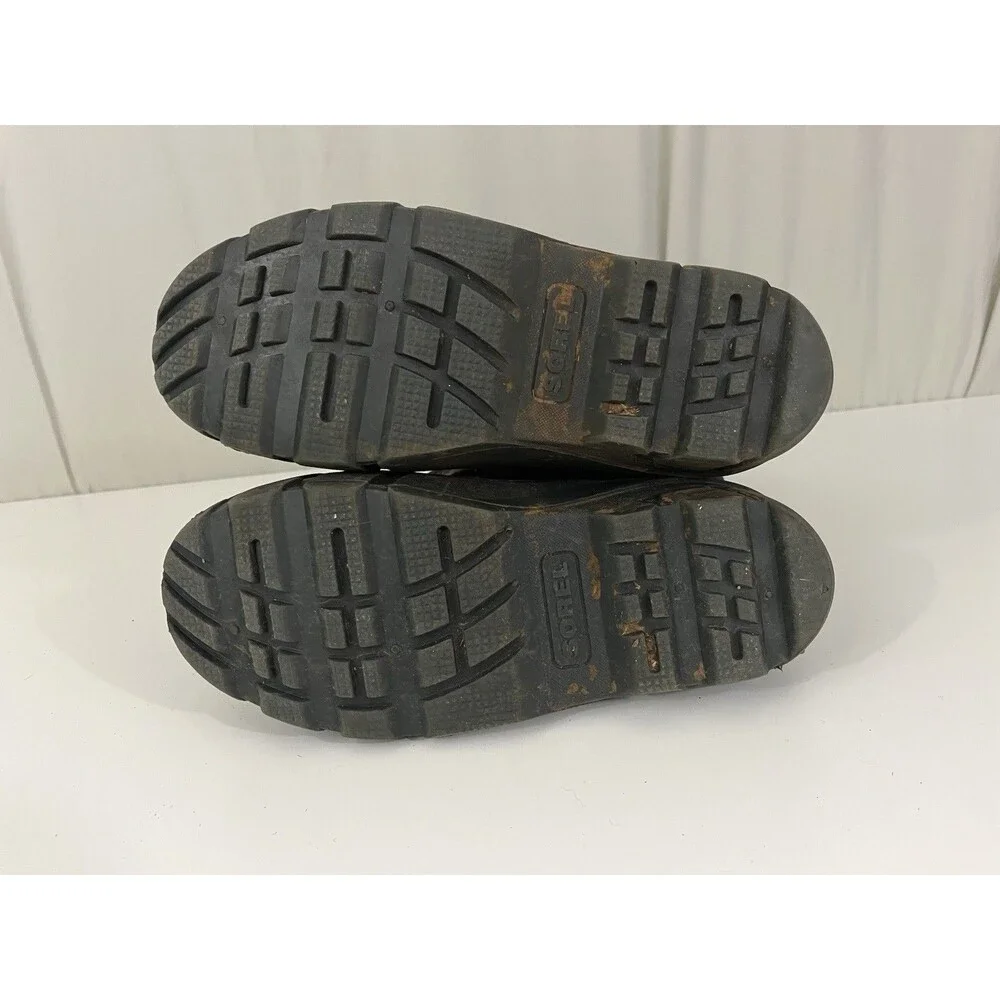 Sorel Disney Olaf Winter Snow Boots Kids Size 6 Olaf Black Pull On Weather Proof